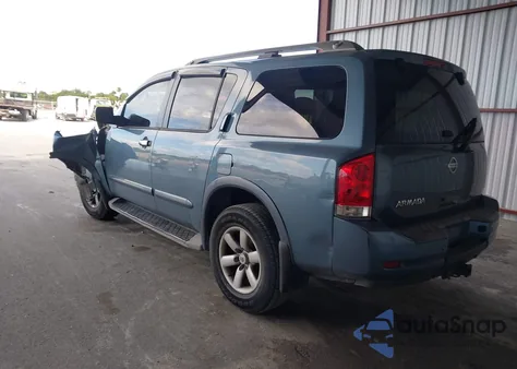 2011 Nissan Armada Sv из США, поврежденный, VIN 5N1AA0NC0BN604539